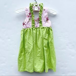 Girls Sundress Polka Dots & Floral Love, Jesi - Size 24mo